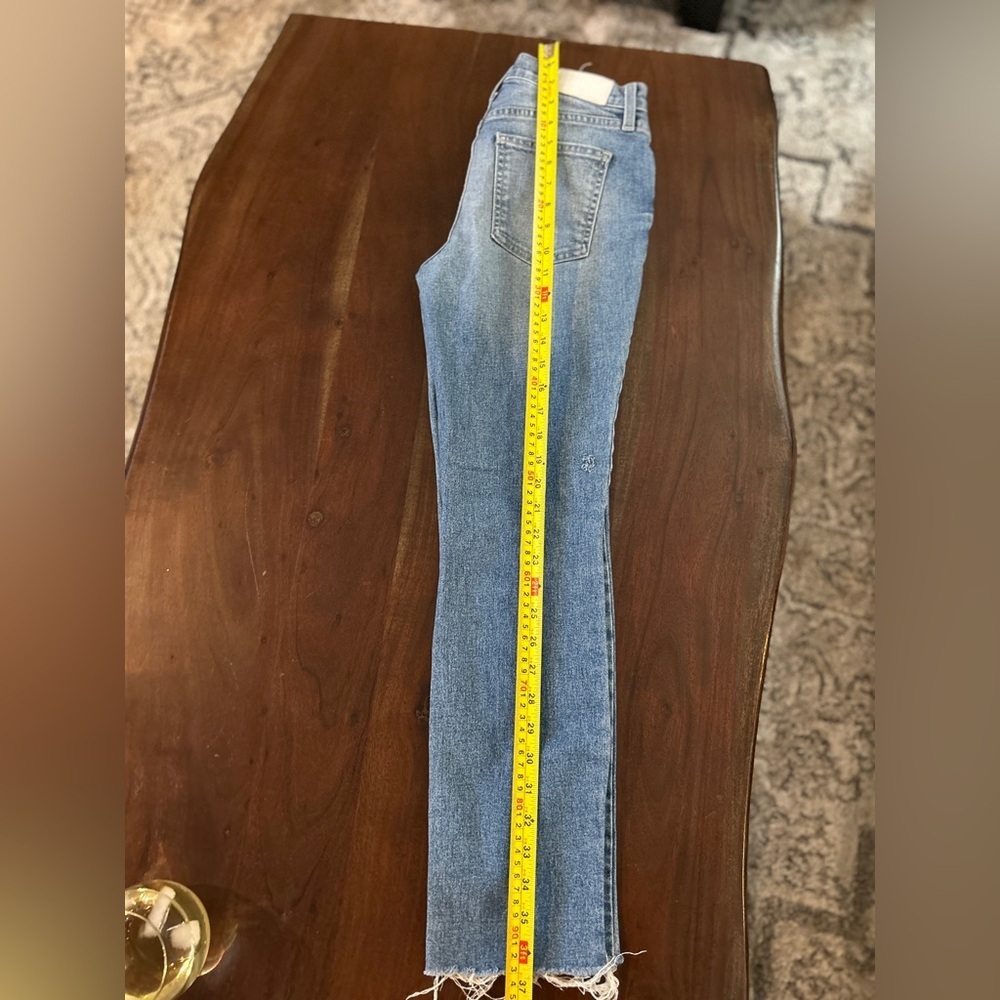 CHARLIE HIGH RISE CLASSIC STRAIGHT JEAN - RHYTHM VINTAGE • size 25 - Picture 13 of 14
